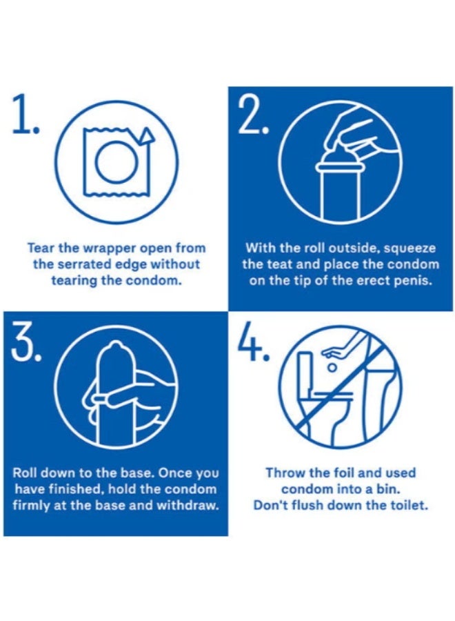 واقي ذكري غير مرئي من ديوركس، 20 قطعة - Image 3